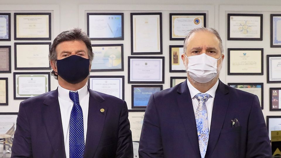 Luiz Fux e Augusto Aras no STF