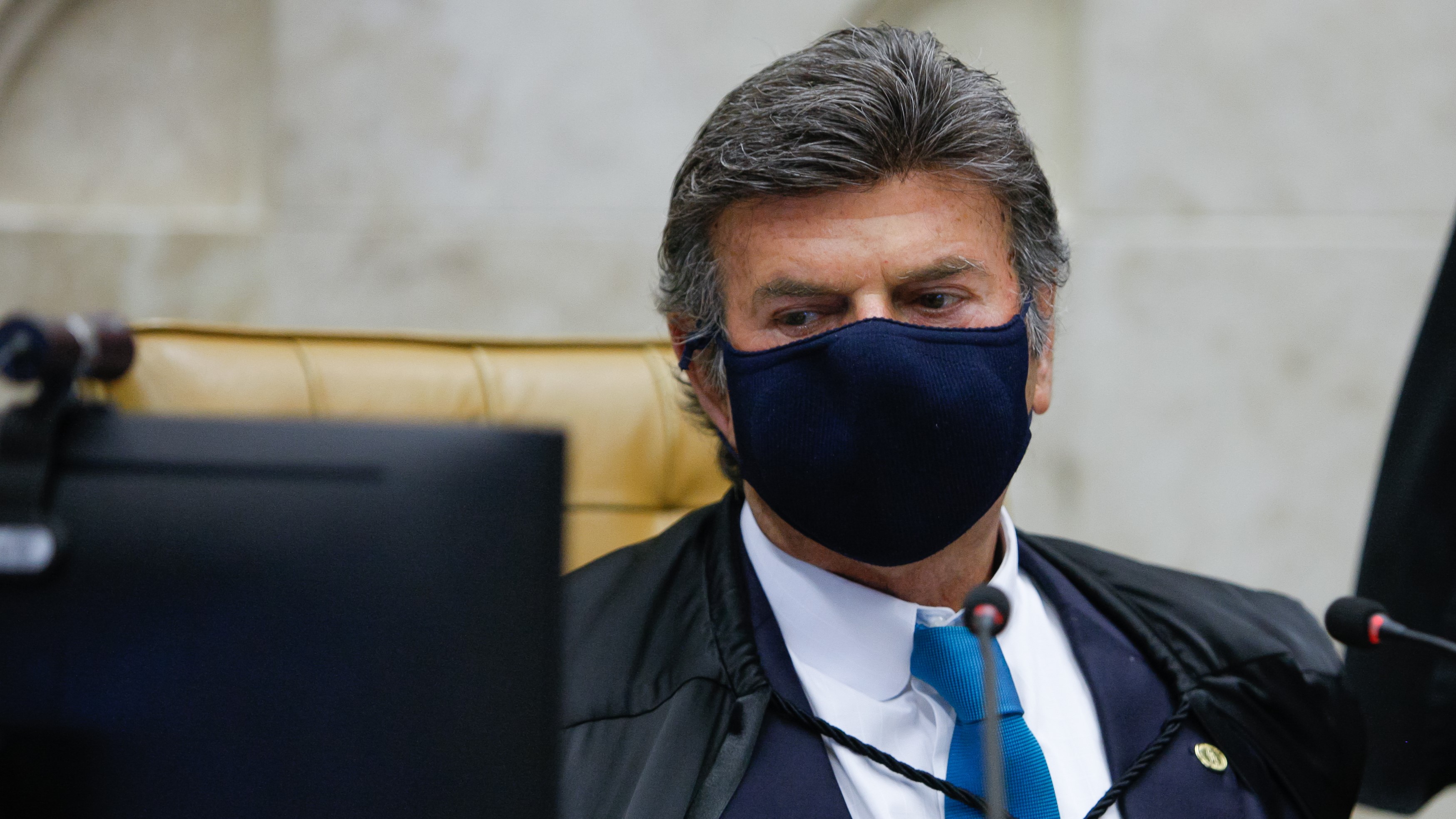 Luiz Fux no plenário do STF
