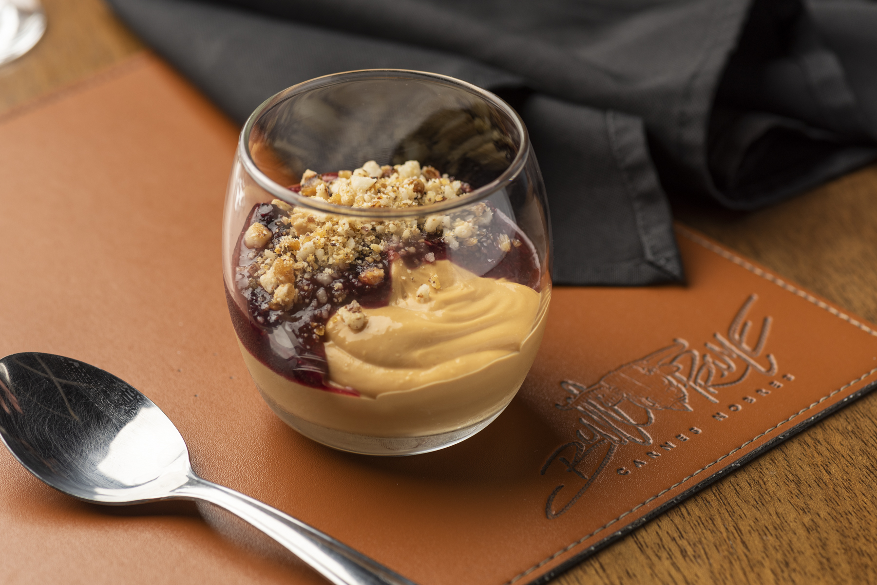Mousse de doce de leite, da Bull Prime Carnes Nobres, servido no festival Bom Gourmet Mousse de doce de leite, da Bull Prime Carnes Nobres, servido no festival Bom Gourmet