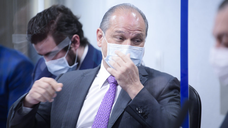Ricardo Barros em depoimento à CPI da Covid