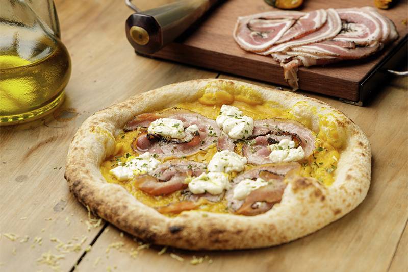 Pizza Zucca, do Avenida Paulista. Foto: Fernando Zequinão. Pizza Zucca, do Avenida Paulista. Foto: Fernando Zequinão.