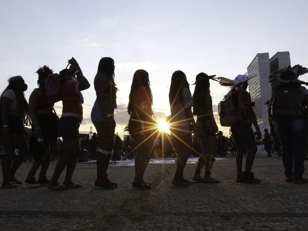 manifestação indígena