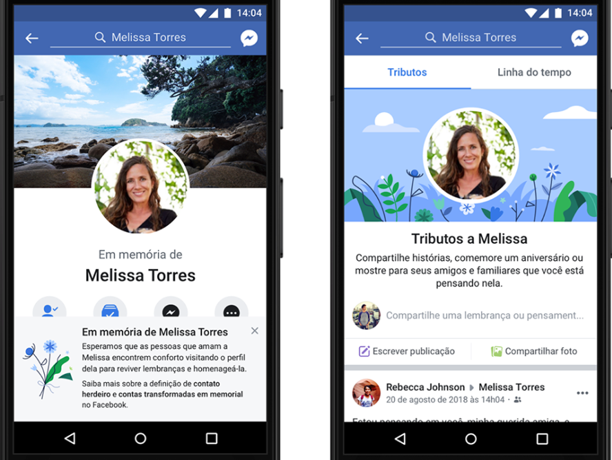 Projeto de lei fixa regras para as plataformas de internet como o Facebook tratarem dados de pessoas mortas.