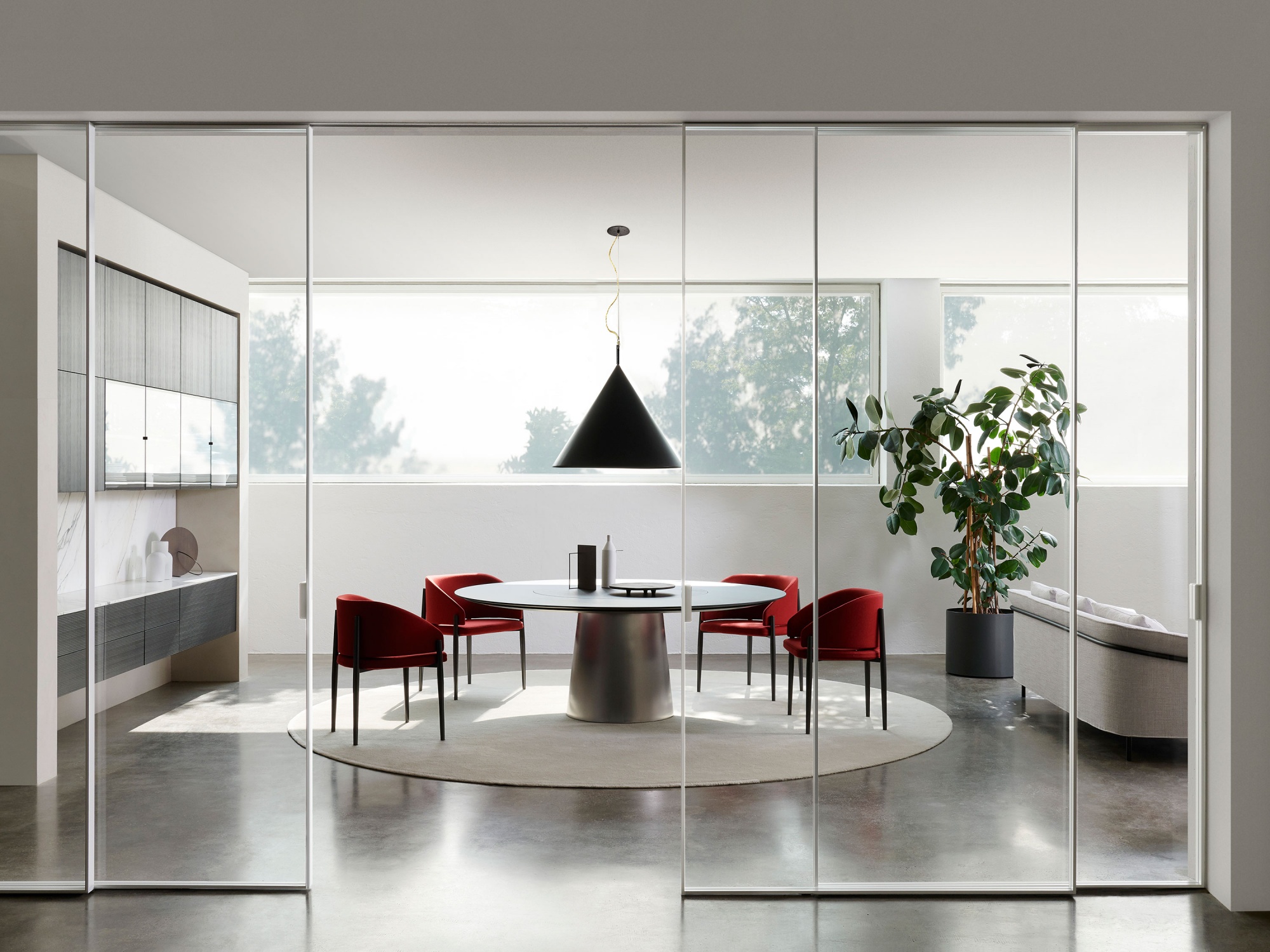 Portas Glide criadas por Piero Lissoni. Portas Glide criadas por Piero Lissoni.