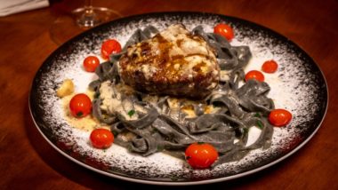 Gianttura tem Festival de Mignon, com receitas para todos os paladares Mignon com molho trufado e tagliatelle artesanal de carvão ativado, um dos pratos do Festival de Mignon do restaurante Gianttura.