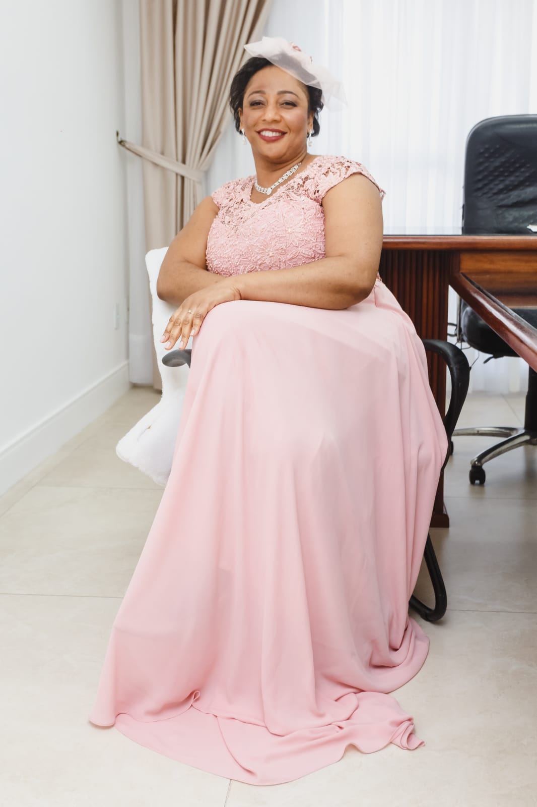 Laurette em seu casamento Laurette em seu casamento