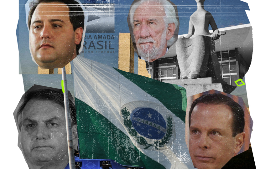 A posição de não se posicionar A colagem traz alguns líderes de estado e ilustra o texto sobre neutralidade na política
