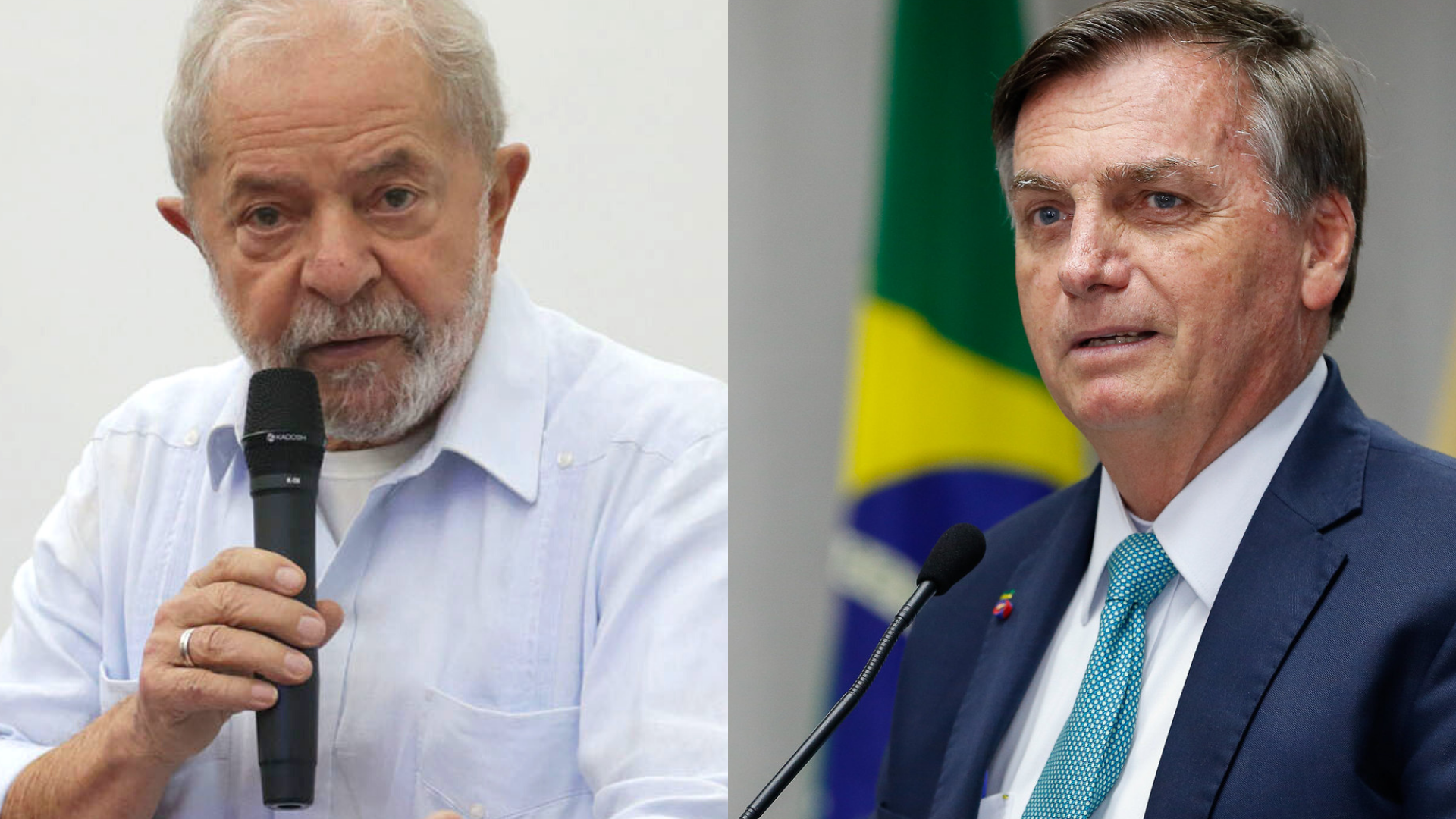 Lula e Bolsonaro