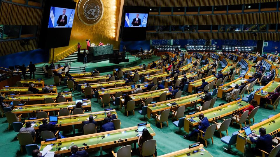 Em discurso na ONU, Fernández ataca Macri por dívida com o FMI Presidente argentino falou em mensagem gravada