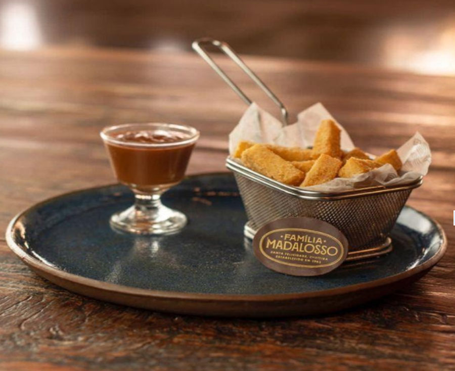 Polenta Doce é novidade do rodízio da Família Madalosso.