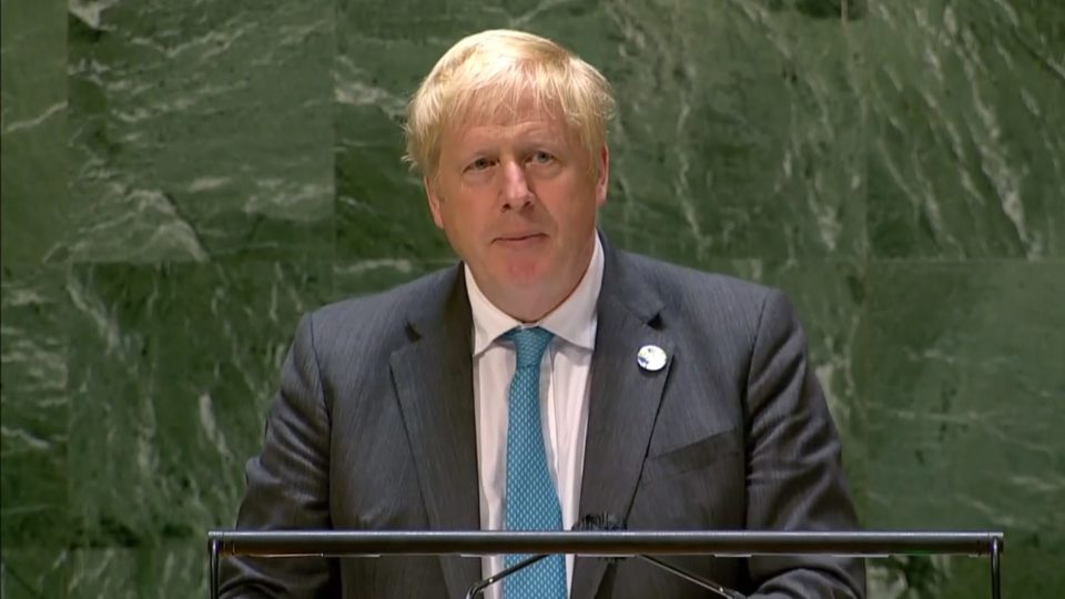 Johnson alerta sobre mudanças climáticas e diz que humanidade deve sair da “adolescência” Em discurso nas Nações Unidas, primeiro-ministro britânico cobrou compromisso efetivo para reduzir emissões de carbono