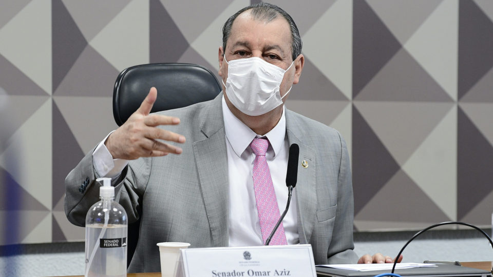 O presidente da CPI da Covid, Omar Aziz (PSD-AM)
