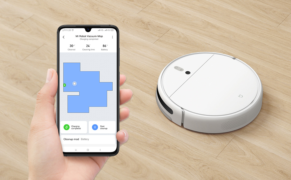Aspirador robô da Xiaomi funciona muito bem com ambientes com desníveis e depois volta para a base para recarregar. Aspirador robô da Xiaomi funciona muito bem com ambientes com desníveis e depois volta para a base para recarregar.