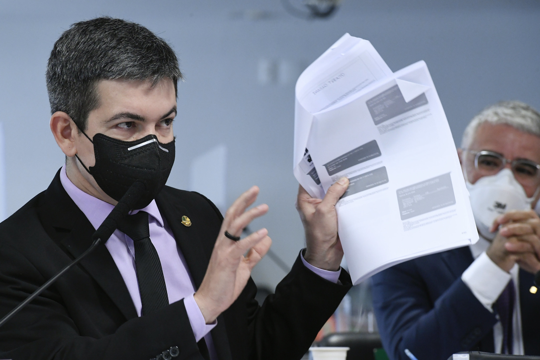 O vice-presidente da CPI, Randolfe Rodrigues