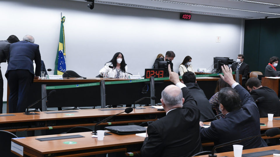 Reunião da Comissão Mista do Orçamento (CMO) sob o comando da senadora Rose de Freitas (MDB-ES)