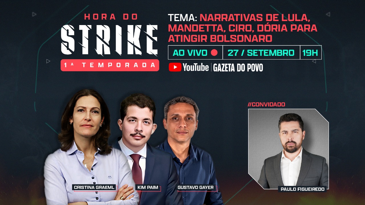Paulo Figueiredo é o comentarista convidado do último episódio da primeira temporada de Hora do Strike.