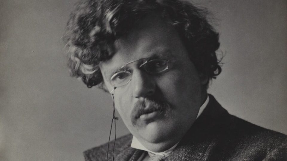 O escritor Gilbert Keith Chesterton.