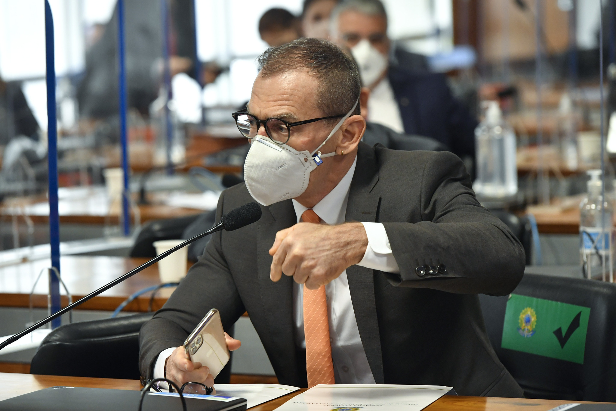 O senador Fabiano Contarato (Rede-ES)