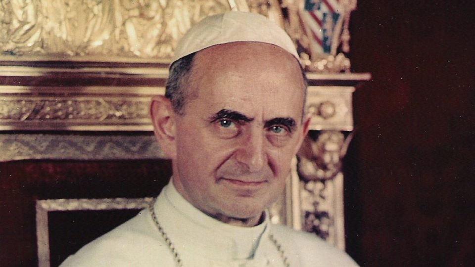 O papa Paulo VI, autor da encíclica Humanae Vitae.