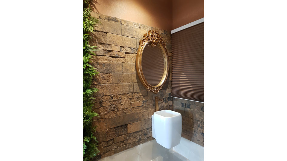Ecobrick Grezzo e Stone Capuccino – Arq. Mariana Mendonça