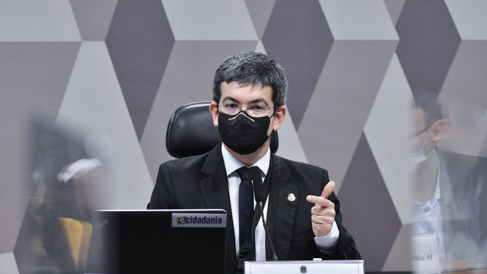 O vice-presidente da CPI da Covid, Randolfe Rodrigues