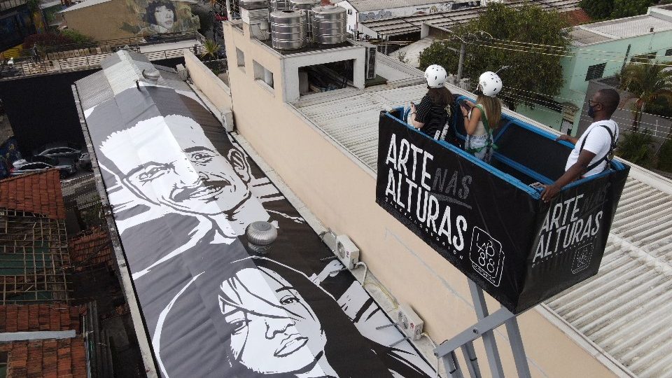 Beco do Batman visto das alturas e intervenções artísticas são destaques da Vila Madalena na DW! Beco do Batman visto das alturas e intervenções artísticas são destaques da Vila Madalena na DW!