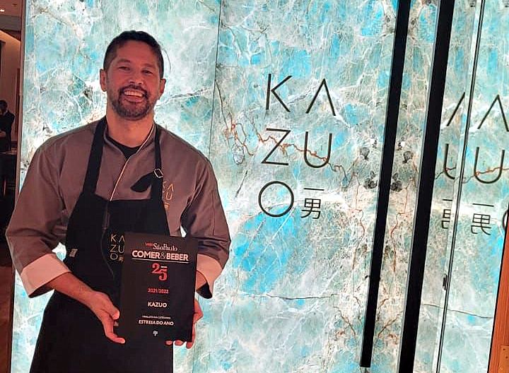 Colm menos de três meses de funcionamento, chef Kazuo Harada já começa a colecionar prêmios e indicações em São Paulo. Colm menos de três meses de funcionamento, chef Kazuo Harada já começa a colecionar prêmios e indicações em São Paulo.