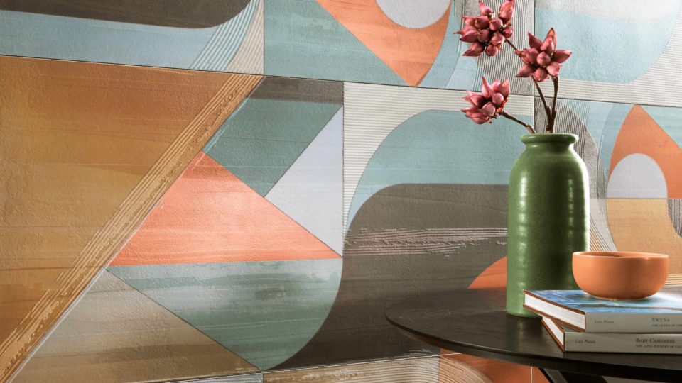 Cores, desenhos, texturas e formatos ditam tendências em revestimentos Coleção da Sichenia Ceramiche