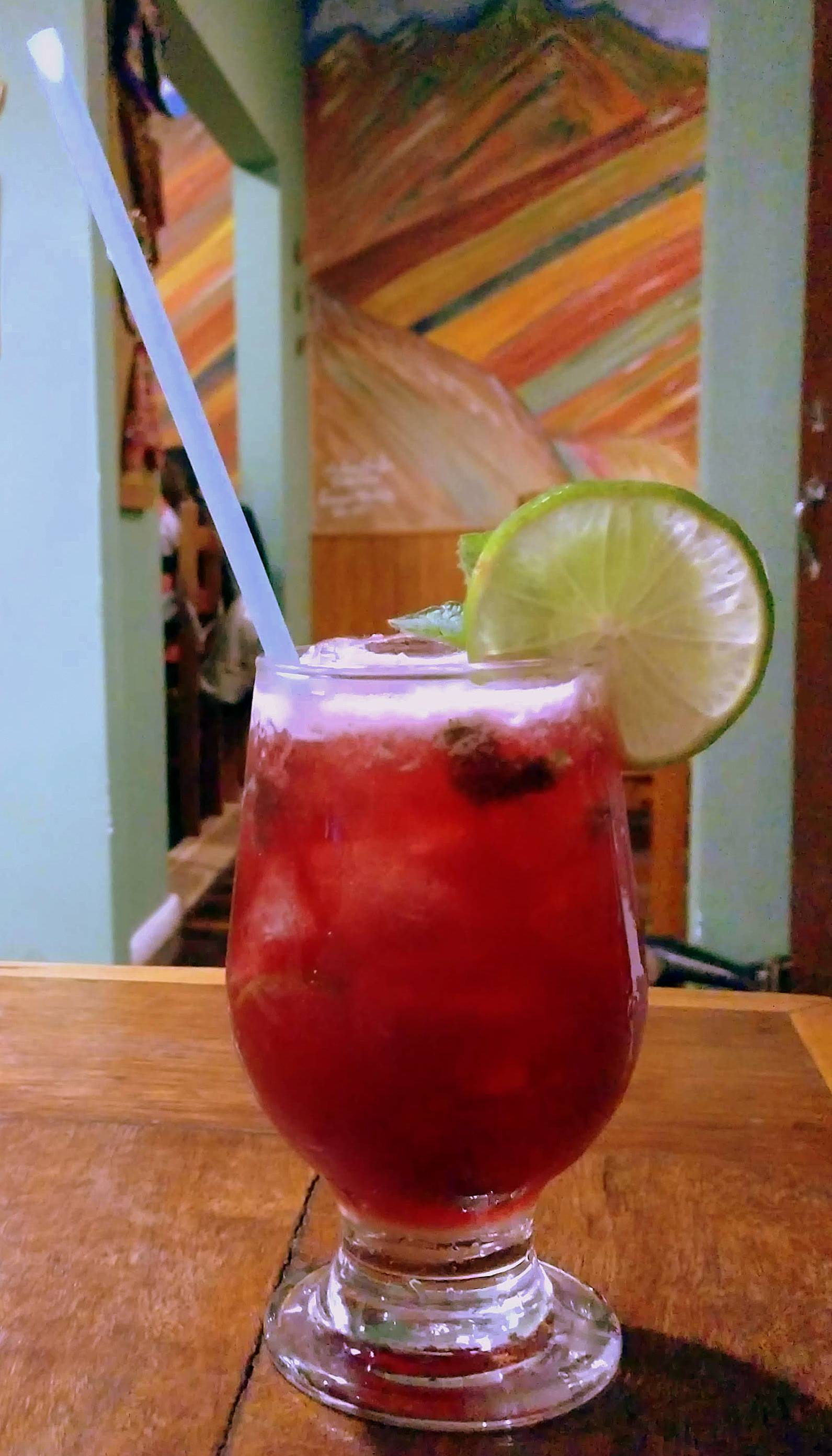 Enamorada, o drinque para um brinde típico peruano. Enamorada, o drinque para um brinde típico peruano.