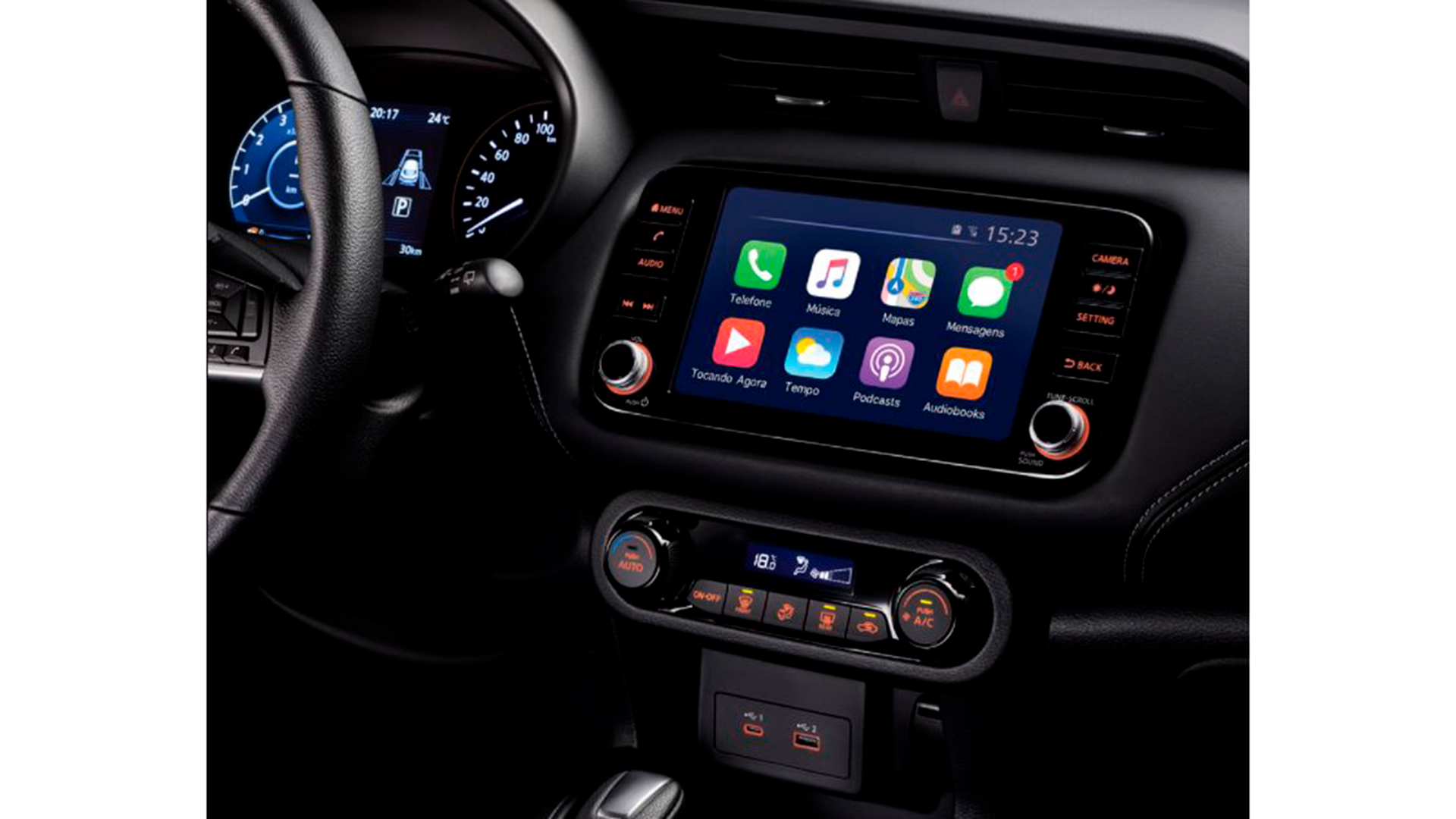 Além de todo o conforto e entretenimento, as facilidades de um sistema conectado à internet oferecem maior segurança ao veículo, reduzindo distrações.