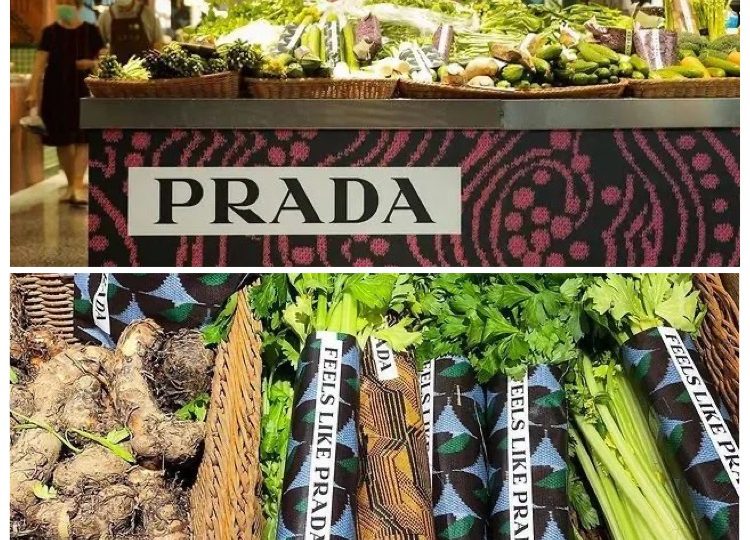 Em Xangai, quem veste Prada são os legumes, as carnes, as frutas e verduras “Feels Like Prada” é a nova coleção Outono-Inverno da Prada que se inspira na ideia de mudança e transformação de possibilidades, refletindo a natureza da humanidade.