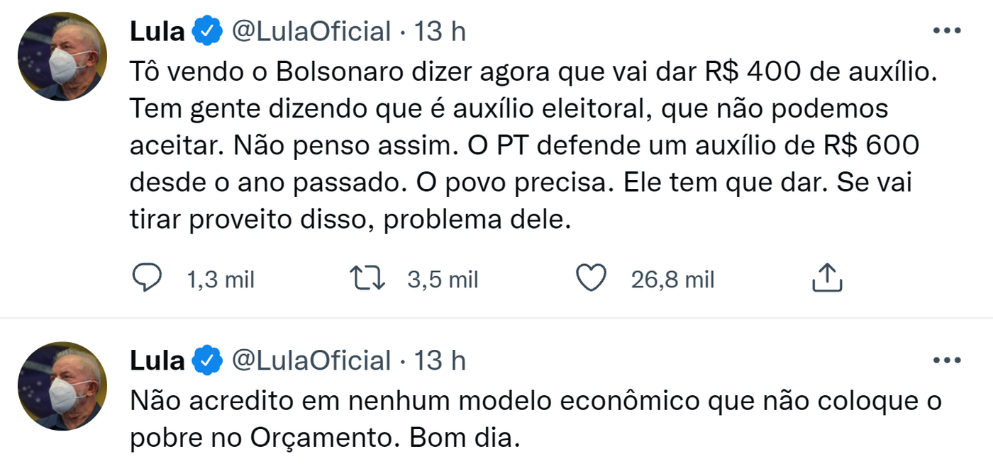 Bolsonaro e Lula - Bolsa Família Bolsonaro e Lula - Bolsa Família