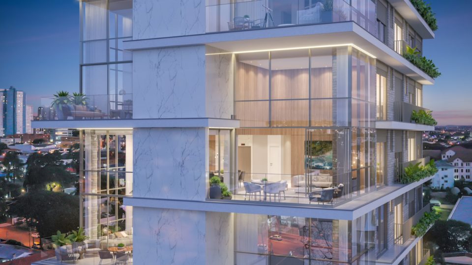 3 novos edifícios em Curitiba com projetos elegantes e contemporâneos Edifício Soleil tem projeto inspirador assinado pelo escritório Ricardo Amaral Arquitetos Associados.