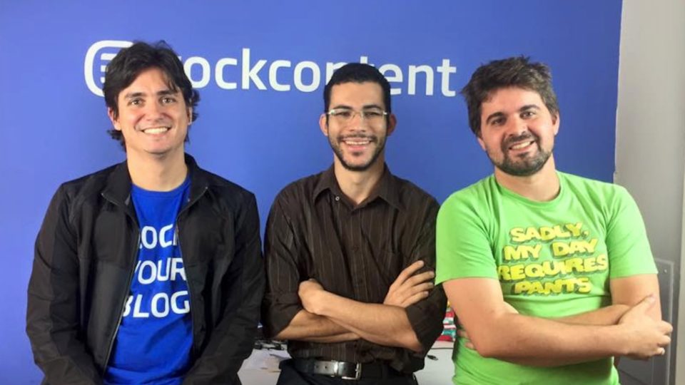 Rock Content: startup de marketing de conteúdo recebe aporte de US$ 30 milhões Vitor Peçanha, Edmar Ferreira e Diego Gomes, sócio-fundadores da Rock Content.