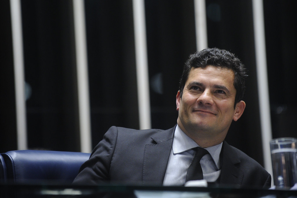 Ex-ministro Sergio Moro (Podemos) costura acordo com o União Brasil para as eleições deste ano