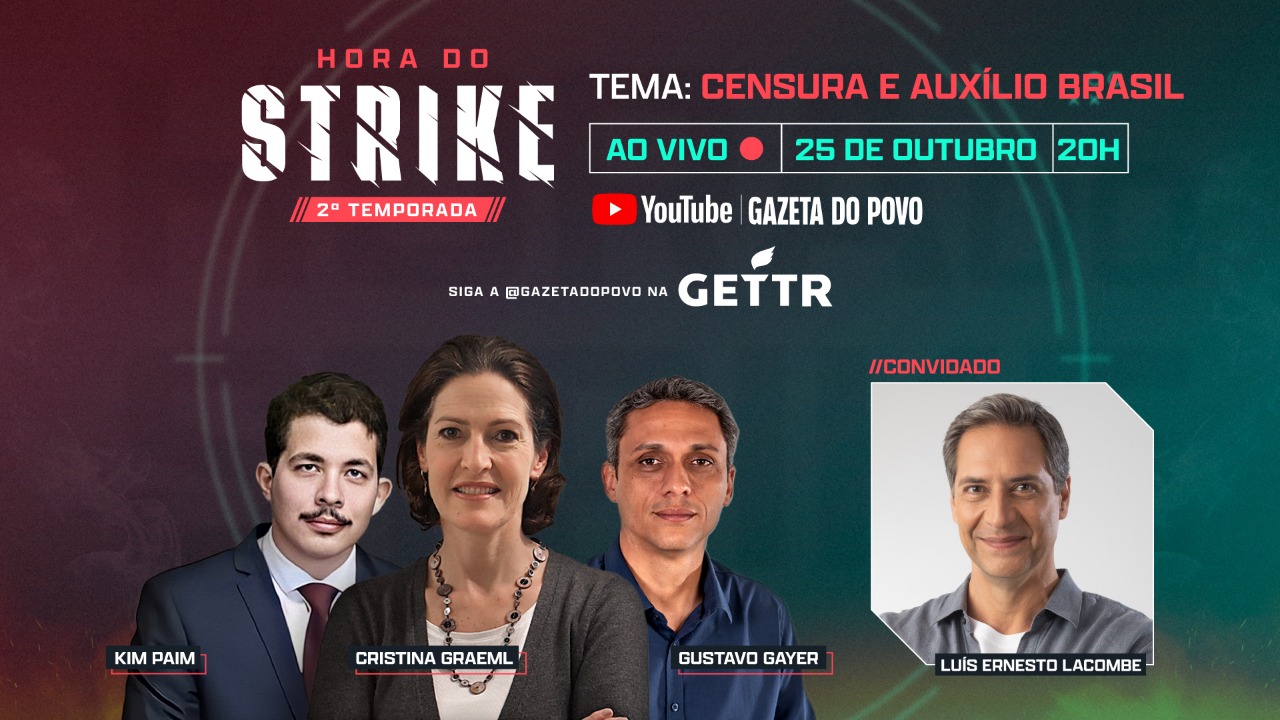 Hora do Strike, episódio 4, conta com a presença de Luís Ernesto Lacombe