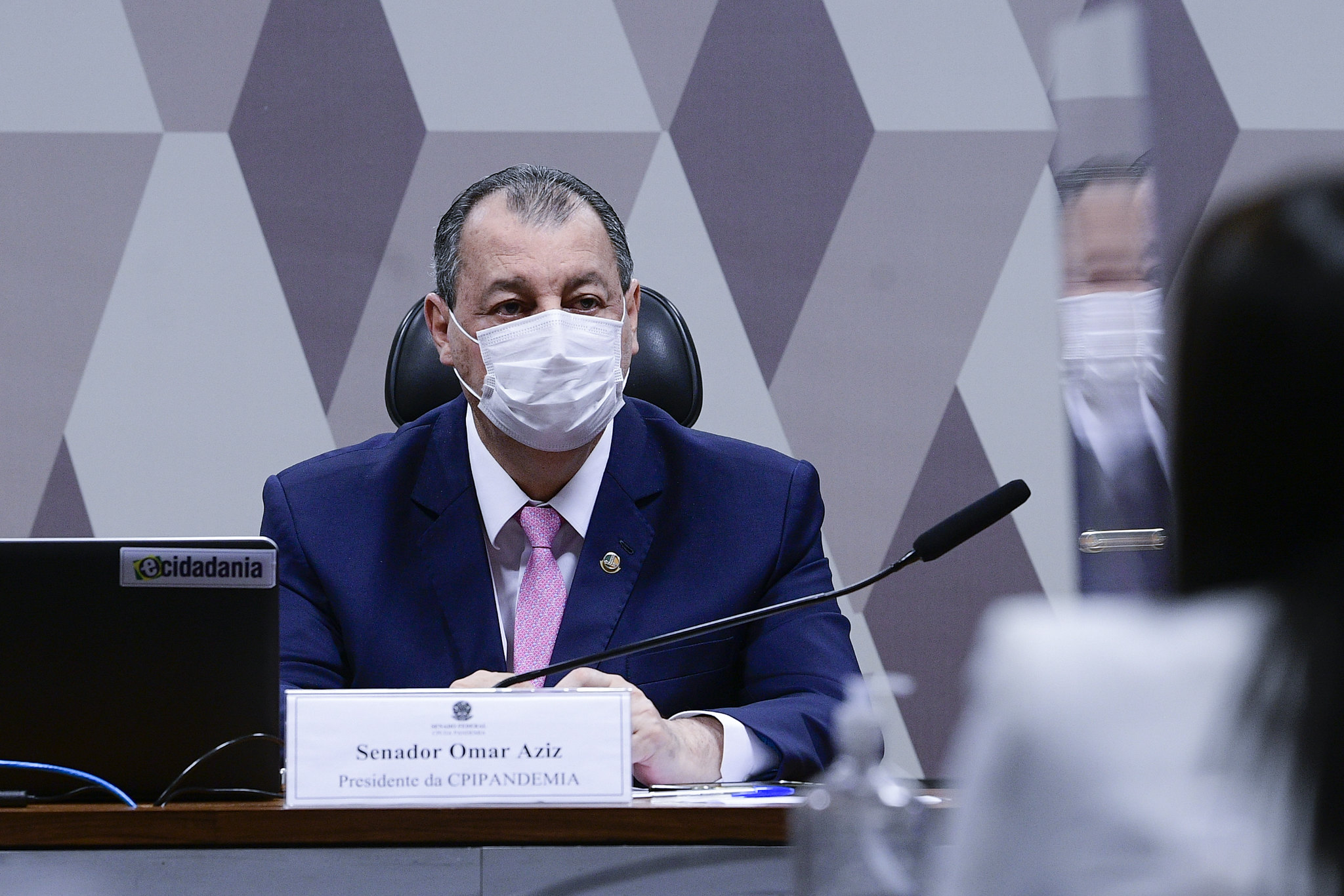 O presidente da CPI da Covid, senador Omar Aziz