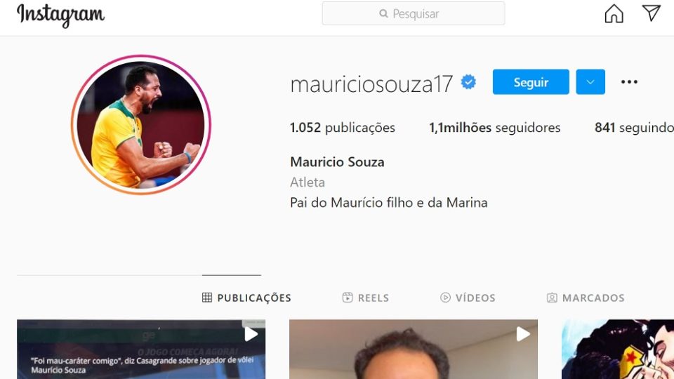 Maurício Souza ganha 800 mil seguidores no Instagram após demissão e critica Casagrande Maurício Souza ganha 800 mil seguidores no Instagram após demissão e critica Casagrande