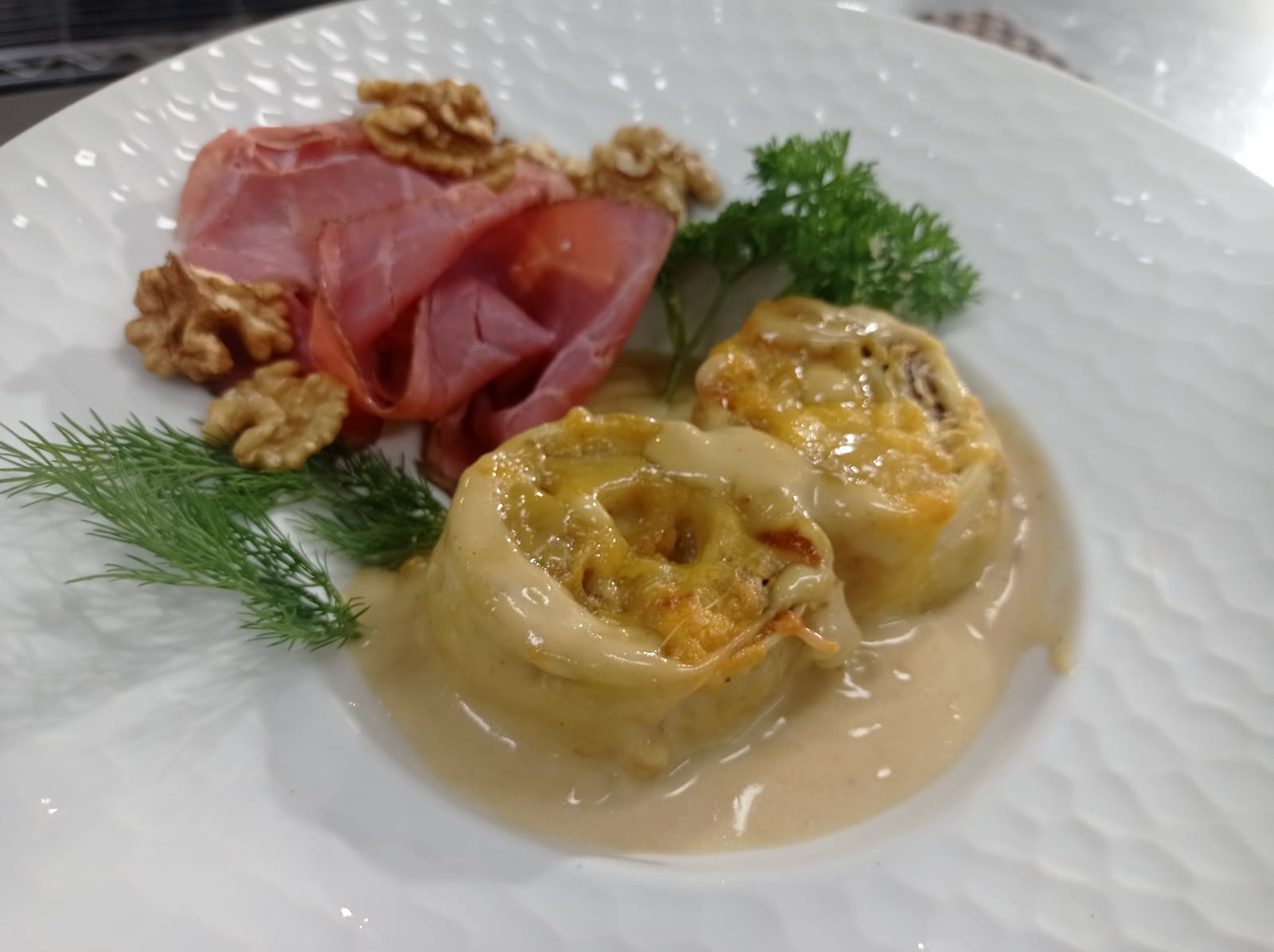 Rondelli de figo e damasco é o prato mais tradicional do restaurante Dá Licença.