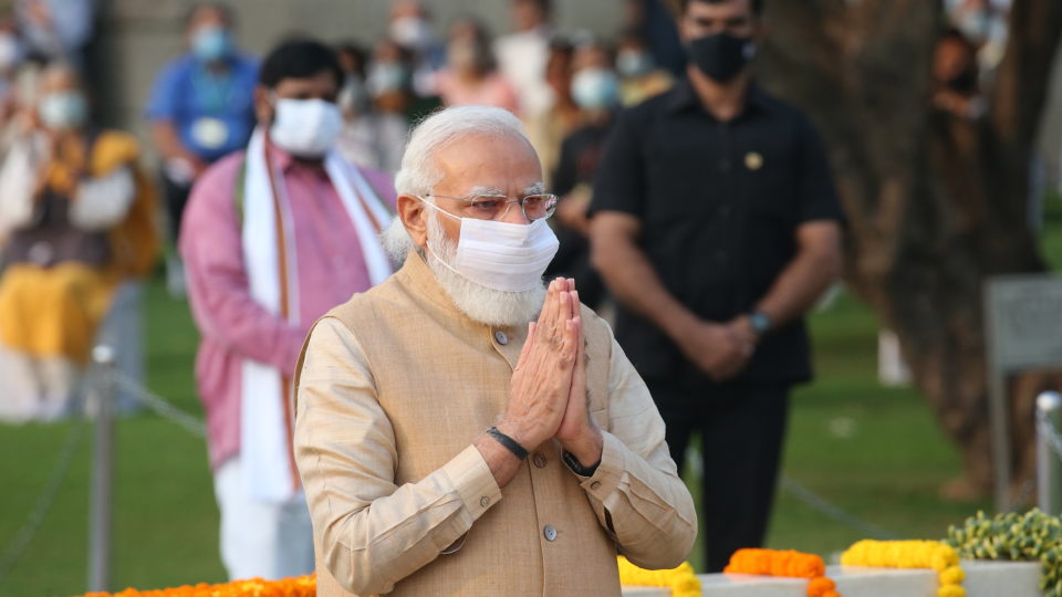 Índia se compromete na COP26 a zerar emissões líquidas até 2070 O presidente da Índia, Narendra Modi