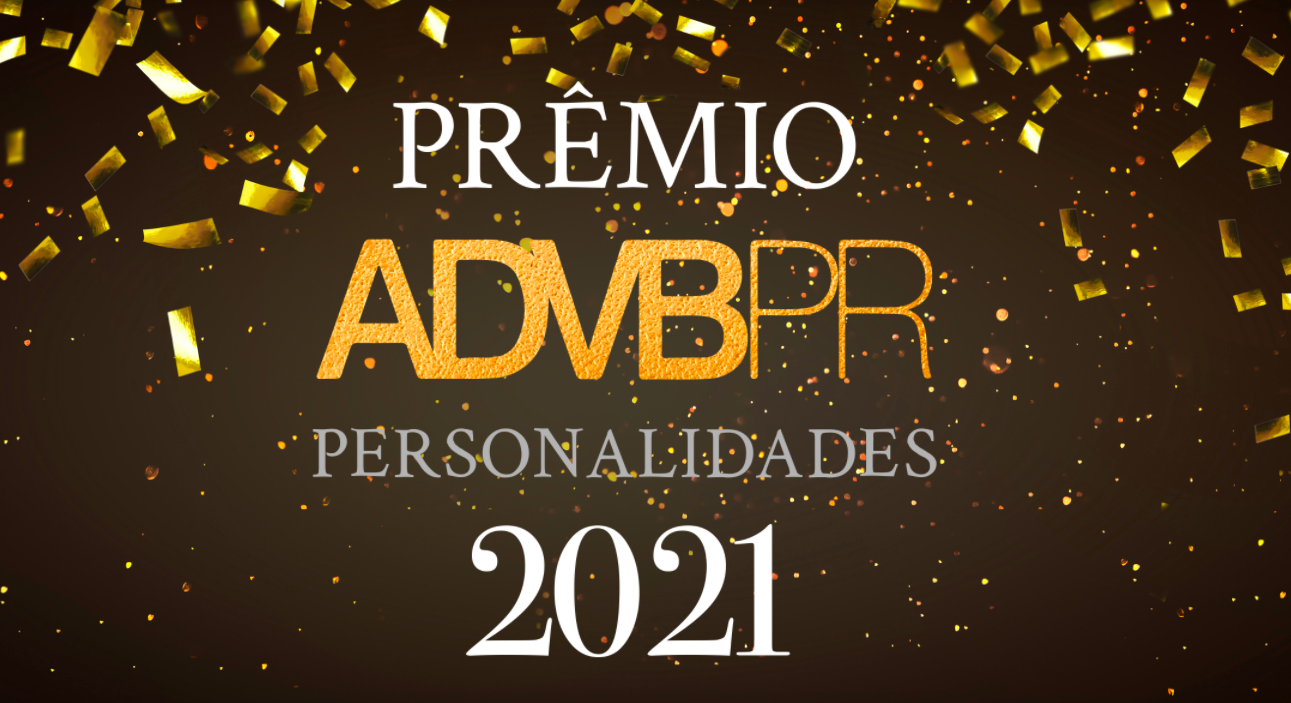 Cabeçalho do hotsite do Prêmio Personalidade ADVB/PR 2021