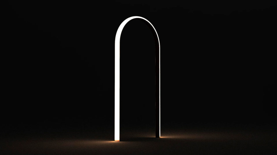 Luminária da Furf Design para a coleção "Iluminar com Arte" é inspirada em portais