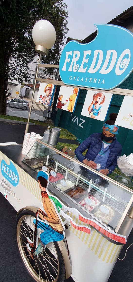 Preparo artesanal é um dos segredos da Freddo Gelateria. Preparo artesanal é um dos segredos da Freddo Gelateria.