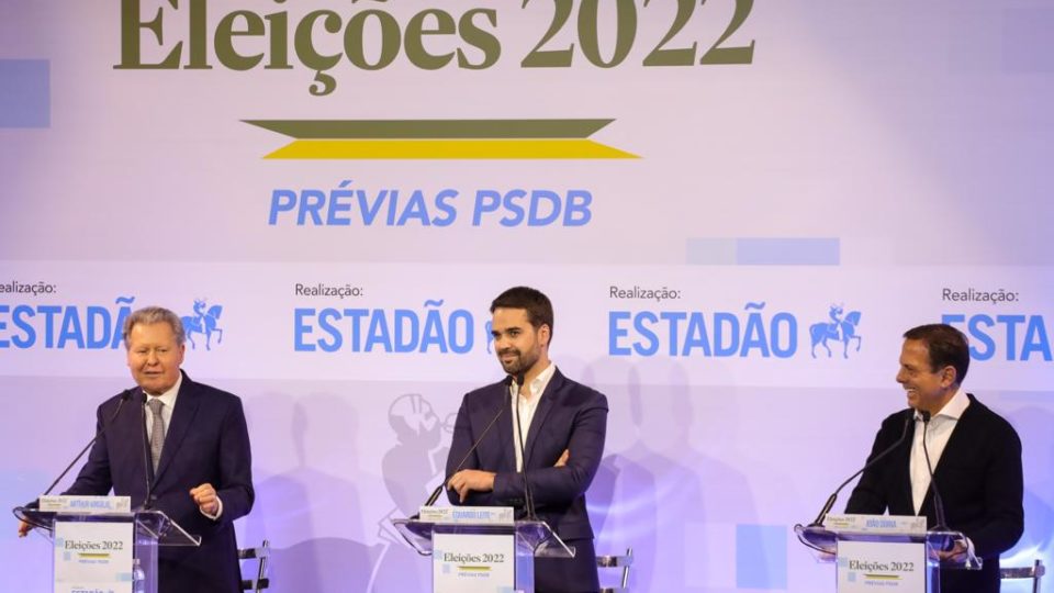 Candidatos das prévias do PSDB
