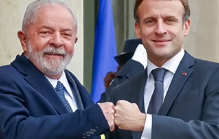 Cúpula parisiense Lula e Macron