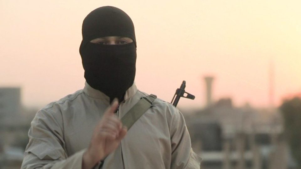 União infernal Terrorista do Estado Islâmico em vídeo de 2017, exaltando o sucesso de um ataque terrorista na Europa.