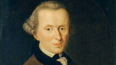 A moral sem Deus e a pequenez humana O filósofo Immanuel Kant, em retrato pintado por Johann Gottlieb Becker.