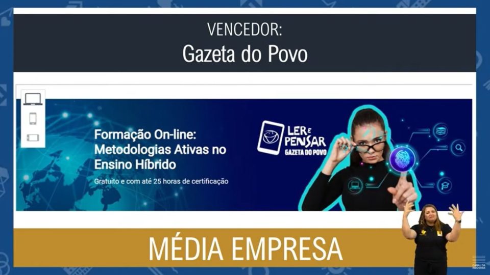 GRPCOM é premiado em dose dupla no Sesi ODS 2021 Gazeta do Povo ganha prêmio Sesi ODS 2021 na categoria média empresa.