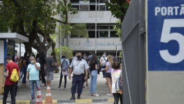 Enem 2021 tem segundo dia de provas neste domingo (28) Imagem do primeiro dia de provas do Enem 2021, em colégio do Rio de Janeiro.