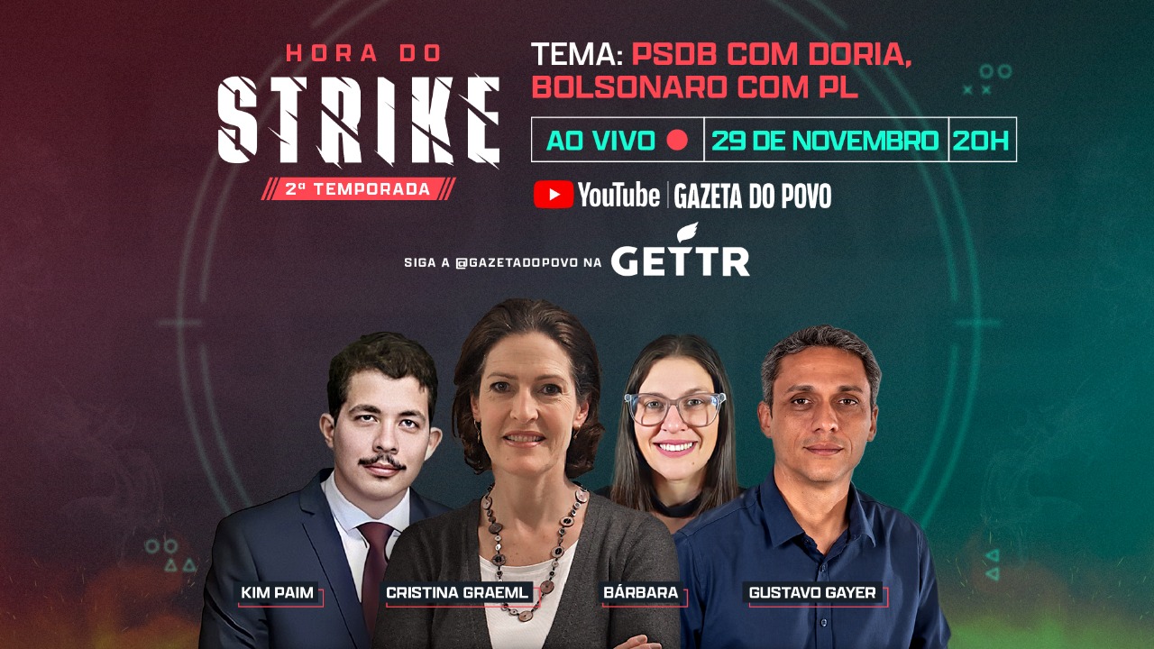 Barbara, do canal Te Atualizei, participa do programa debatendo Doria no PSDB e Bolsonaro no PL